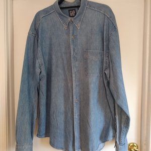 Vintage Gap Men's Jean Shirt
